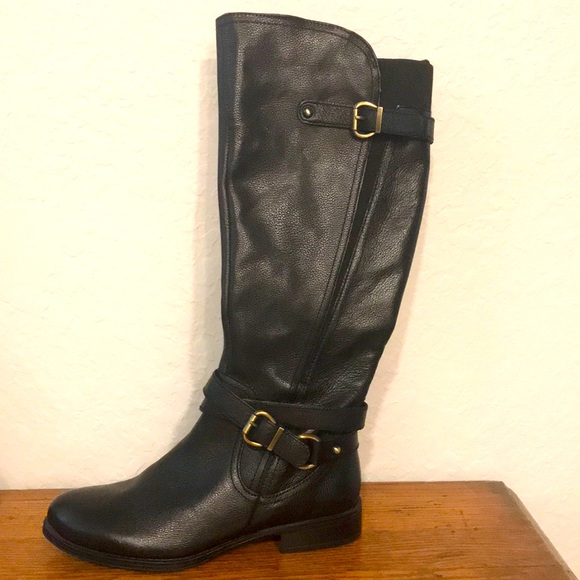 Naturalizer June Leather Knee-High Boots - Picture 2 of 4